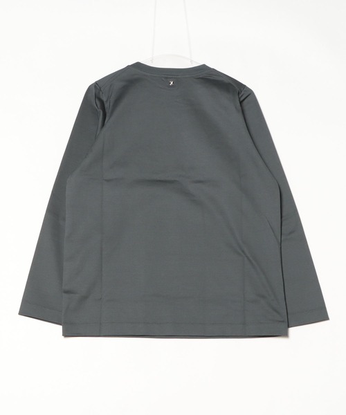 CINOH(チノ)の「REFINAロングスリーブTシャツ(Tシャツ/カットソー・レディース・グレー/ブラック/オフホワイト/ボルドー・38/36)」の5枚目の写真