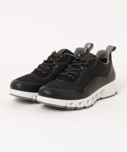 ECCO(エコー)の「ECCO マルチベント 本革 メンズ GORETEX 防水 アウトドアスニーカー(スニーカー・メンズ・ブラック系その他・42/41/43/40)」の4枚目の写真