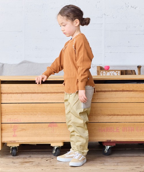 新品タグ付き　ヌキテパ　オールインワン　パンツ　ベージュ　Mサイズ セール】ツイルタックロングパンツ（その他パンツ）｜Life Support