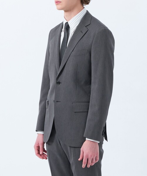 MACKINTOSH PHILOSOPHY（ﾏｯｷﾝﾄｯｼｭ ﾌｨﾛｿﾌｨｰ）の「トロッター エクストラソリッド ジャケット ポリエステルキャバリーツイル（テーラードジャケット・メンズ・ダークネイビー/グレー系その他2・38/40/36/42）」の6枚目の写真