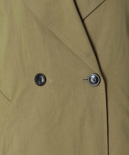 Three Four Time（ｽﾘｰﾌｫｰﾀｲﾑ）の「MA-1スリーブビックカラーハーフコート（その他アウター・レディース・ブラック/カーキ・FREE）」の13枚目の写真