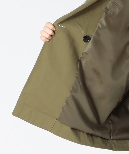 Three Four Time（ｽﾘｰﾌｫｰﾀｲﾑ）の「MA-1スリーブビックカラーハーフコート（その他アウター・レディース・ブラック/カーキ・FREE）」の14枚目の写真