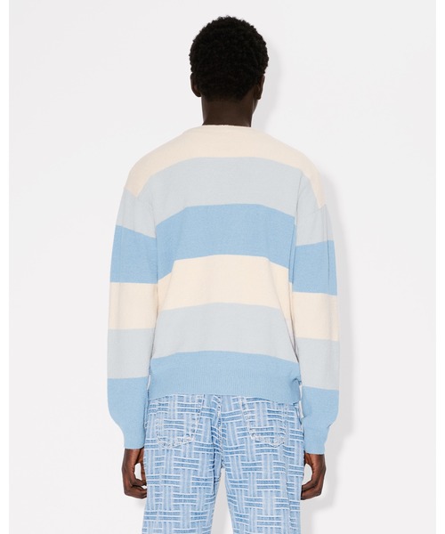 KENZO(ケンゾー)の「エンブロイダリー ストライプ カーディガン(カーディガン/ボレロ・メンズ・ブルー系その他・LARGE/MEDIUM/SMALL)」の6枚目の写真