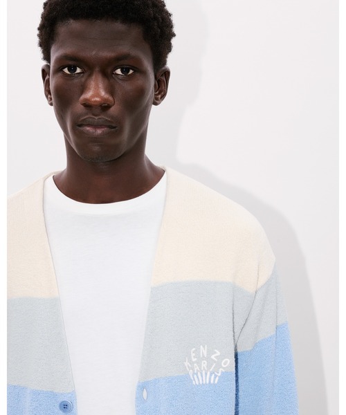 KENZO(ケンゾー)の「エンブロイダリー ストライプ カーディガン(カーディガン/ボレロ・メンズ・ブルー系その他・LARGE/MEDIUM/SMALL)」の8枚目の写真