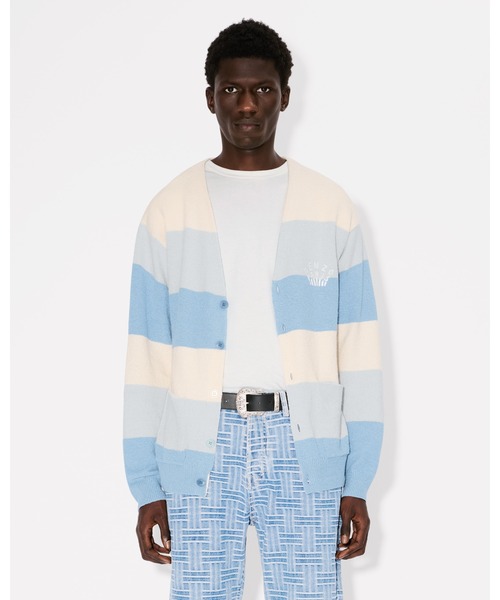 KENZO(ケンゾー)の「エンブロイダリー ストライプ カーディガン(カーディガン/ボレロ・メンズ・ブルー系その他・LARGE/MEDIUM/SMALL)」の7枚目の写真