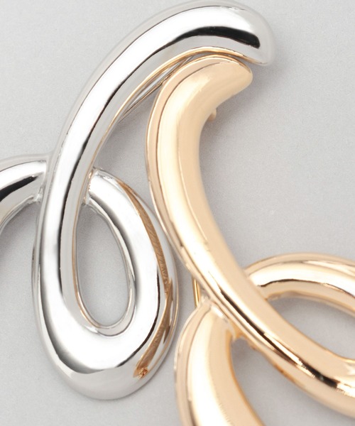 A part by(アパートバイ)の「【セレモニー】メタルブローチ(ブローチ/コサージュ・レディース・ホワイト/ライトグレー/グレー系その他/ホワイト系その他2・FREE)」の7枚目の写真