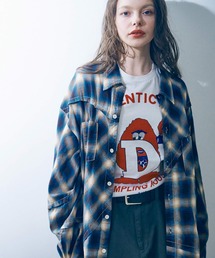 RNA | B2879 パッチワークチェックＢＩＧシャツ(シャツ/ブラウス)