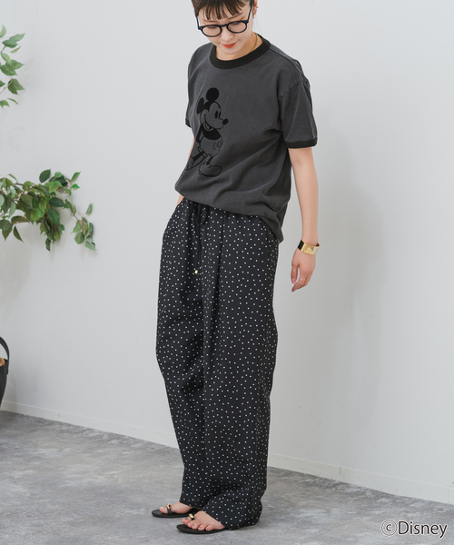 Spick & Span(スピックアンドスパン)の「GOOD ROCK SPEED / グッドロックスピード / ミッキー / リンガーTシャツ(Tシャツ/カットソー・レディース・ネイビー/チャコールグレー・MEDIUM)」の11枚目の写真