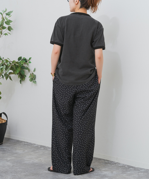 Spick & Span(スピックアンドスパン)の「GOOD ROCK SPEED / グッドロックスピード / ミッキー / リンガーTシャツ(Tシャツ/カットソー・レディース・ネイビー/チャコールグレー・MEDIUM)」の12枚目の写真