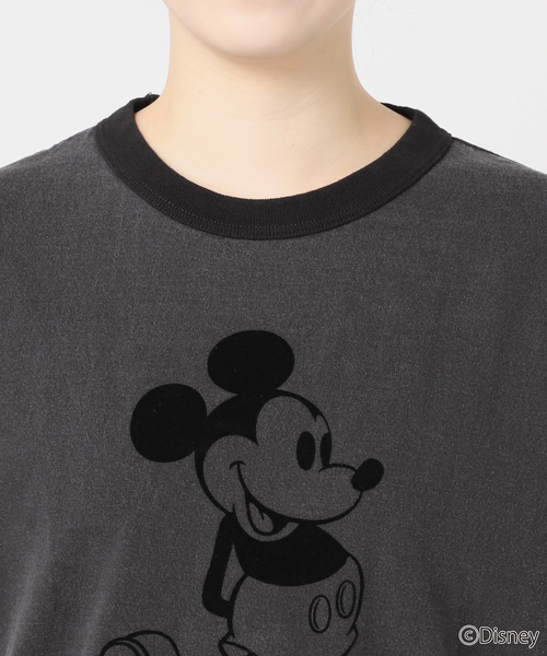 Spick & Span(スピックアンドスパン)の「GOOD ROCK SPEED / グッドロックスピード / ミッキー / リンガーTシャツ(Tシャツ/カットソー・レディース・ネイビー/チャコールグレー・MEDIUM)」の22枚目の写真