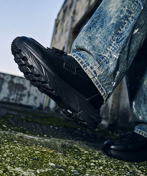 Midland FootWears(ミッドランド フットウエアーズ)の「【+6.5cm厚底】スタイルアップ ボリュームソール タッセル ローファー / Midland Footwears 000013(ローファー・メンズ・ブラック・S/M/L)」の13枚目の写真