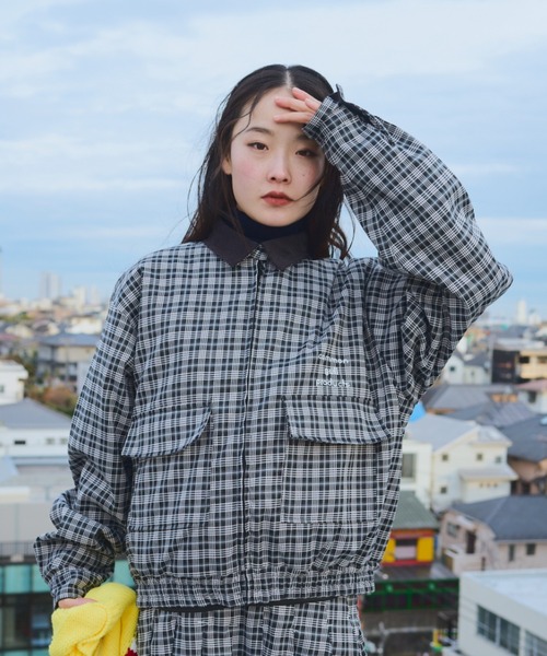 common gull products.(コモンガルプロダクツ)の「街のチノジャケット(カバーオール・レディース・ブラック系/ベージュ系/ネイビー/グレー系・LARGE/MEDIUM)」の2枚目の写真