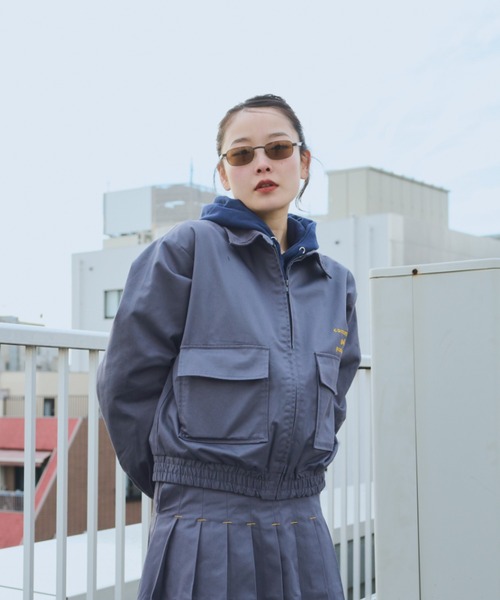 common gull products.(コモンガルプロダクツ)の「街のチノジャケット(カバーオール・レディース・ブラック系/ベージュ系/ネイビー/グレー系・LARGE/MEDIUM)」の21枚目の写真