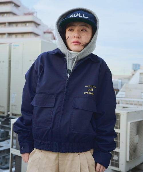 common gull products 街のチノジャケット ネイビー M セール】街のチノジャケット（カバーオール）｜common gull