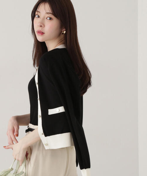 PROPORTION BODY DRESSING(プロポーションボディドレッシング)の「スプリングニットアンサンブル / 1215170308(ニット/セーター・レディース・ブラック/ライトグリーン/ホワイト系その他/ブルー・SMALL/MEDIUM)」の7枚目の写真