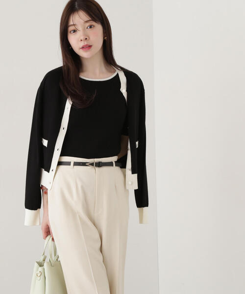 PROPORTION BODY DRESSING(プロポーションボディドレッシング)の「スプリングニットアンサンブル / 1215170308(ニット/セーター・レディース・ブラック/ライトグリーン/ホワイト系その他/ブルー・SMALL/MEDIUM)」の9枚目の写真