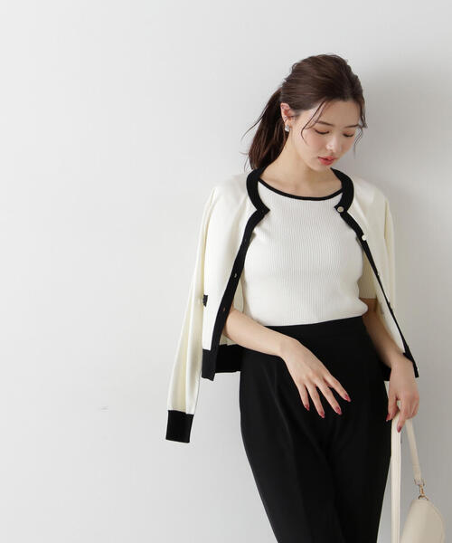 PROPORTION BODY DRESSING(プロポーションボディドレッシング)の「スプリングニットアンサンブル / 1215170308(ニット/セーター・レディース・ブラック/ライトグリーン/ホワイト系その他/ブルー・SMALL/MEDIUM)」の21枚目の写真