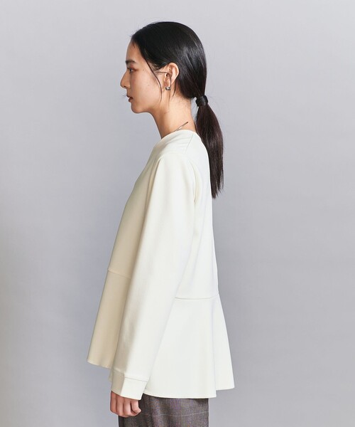 セール】【WEB限定 Wardrobe DAILY MINIMAL】ペプラム Vネックプル