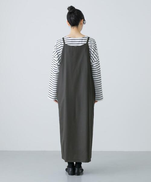 かぐれ（カグレ）の「『2WAY仕様』ウールトロVネックワンピース
