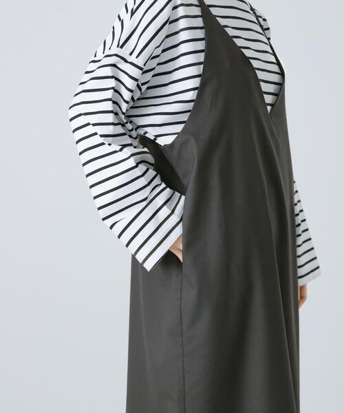 かぐれ（カグレ）の「『2WAY仕様』ウールトロVネックワンピース