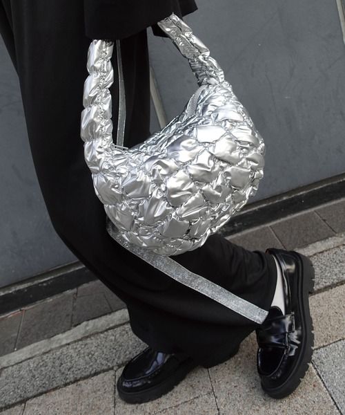 CORNERS by KR（コーナーズバイケーアール）の「【CORNERS by KR】グリッターライントラックパンツ（スラックス・レディース・ブラウン/ブラック/グレー・M）」の13枚目の写真