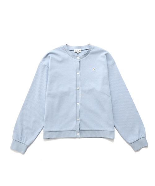 Arnold Palmer（アーノルドパーマー）の「カノコ クルーネック カーディガン（カーディガン/ボレロ・レディース・サックスブルー/ブラック/ホワイト・L/M/S）」の13枚目の写真