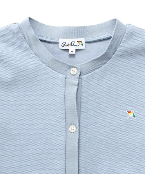 Arnold Palmer（アーノルドパーマー）の「カノコ クルーネック カーディガン（カーディガン/ボレロ・レディース・サックスブルー/ブラック/ホワイト・L/M/S）」の14枚目の写真