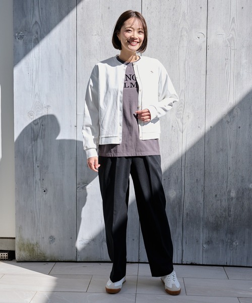 Arnold Palmer（アーノルドパーマー）の「カノコ クルーネック カーディガン（カーディガン/ボレロ・レディース・サックスブルー/ブラック/ホワイト・L/M/S）」の20枚目の写真