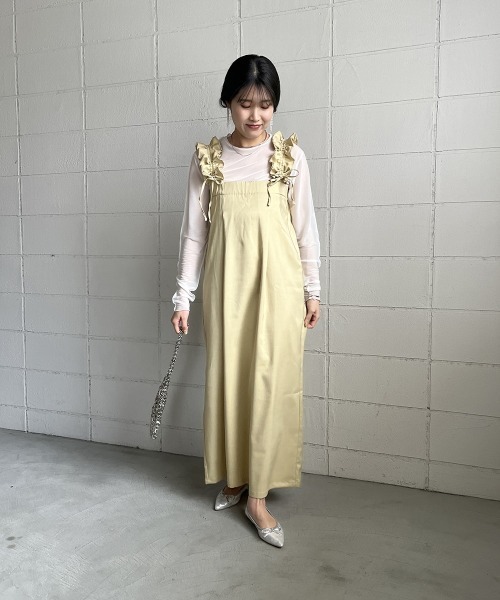 正規品♡スフレ♡BEARワンピース♡ベージュ BAB ワンピース 「S・Mサイズ展開」ギャザージャンパー