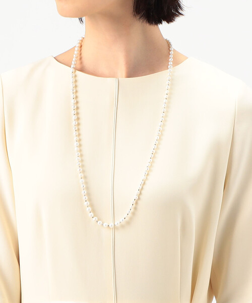 K.T KIYOKO TAKASE（キヨコタカセ）の「ロング淡水パール ネックレス（ネックレス・レディース・ホワイト・FREE）」の3枚目の写真
