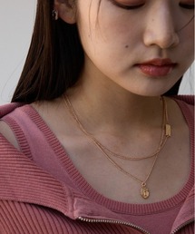 AZUL by moussy | マルチチャーム2連ネックレス(ネックレス)