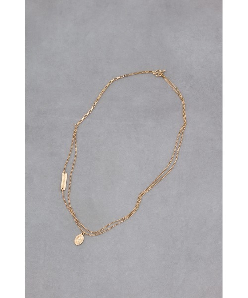 AZUL by moussy(アズールバイマウジー)の「マルチチャーム2連ネックレス(ネックレス・レディース・シルバー/ゴールド系その他・FREE)」の14枚目の写真