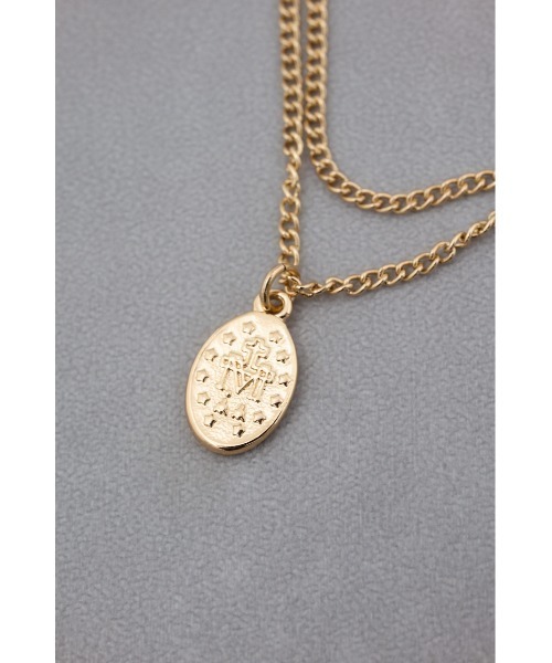 AZUL by moussy(アズールバイマウジー)の「マルチチャーム2連ネックレス(ネックレス・レディース・シルバー/ゴールド系その他・FREE)」の4枚目の写真