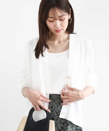 カーディガン 「ZOZO限定」サイドスリット七分袖ルーズカーディガン レディース サイドスリット」に該当するレディースのカーディガン/ボレロ
