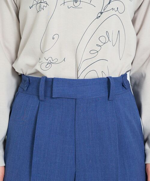 ADIEU TRISTESSE（アデュートリステス）の「センタープレスストレートパンツ（その他パンツ・レディース・ブラック/ブルー・38/40）」の13枚目の写真