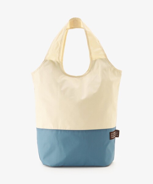 Afternoon Tea（アフタヌーンティー）の「バイカラー抗菌保冷ショッピングラップバッグL（エコバッグ/サブバッグ・レディース・ブルー/ピンク・ONE SIZE）」の9枚目の写真