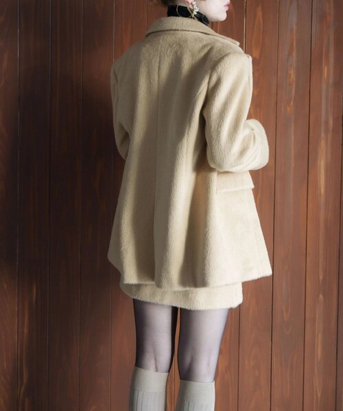 ACKA/エーシーケーエー】mohair lacket/モヘアジャケット（テーラード