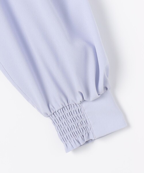 MICO COULIER（ミコクリエ）の「《オケージョン対応》ジョーゼットプリーツブラウス（シャツ/ブラウス・レディース・サックスブルー/ホワイト系その他/オフホワイト・38）」の13枚目の写真