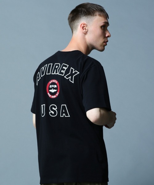 L／S VARSITY LOGO T-SHIRT／ バーシティロゴTシャツ VARSITY LOGO T-SHIRT / バーシティ ロゴ 半袖Tシャツ / AVIREX