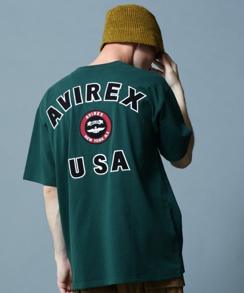 VARSITY LOGO T-SHIRT / バーシティ ロゴ 半袖Tシャツ / AVIREX