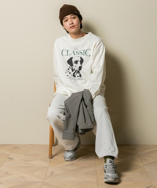 RAGEBLUE（レイジブルー）の「アニマルプリント/オーバーサイズロンT（Tシャツ/カットソー・メンズ・その他4/ホワイト/その他19・MEDIUM/LARGE）」の4枚目の写真