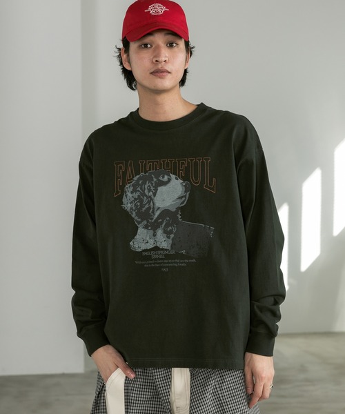 RAGEBLUE（レイジブルー）の「アニマルプリント/オーバーサイズロンT（Tシャツ/カットソー・メンズ・その他4/ホワイト/その他19・MEDIUM/LARGE）」の16枚目の写真
