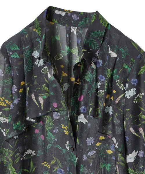 ボタニカルプリントシャツ ブラウス（シャツ/ブラウス）｜ANAYI