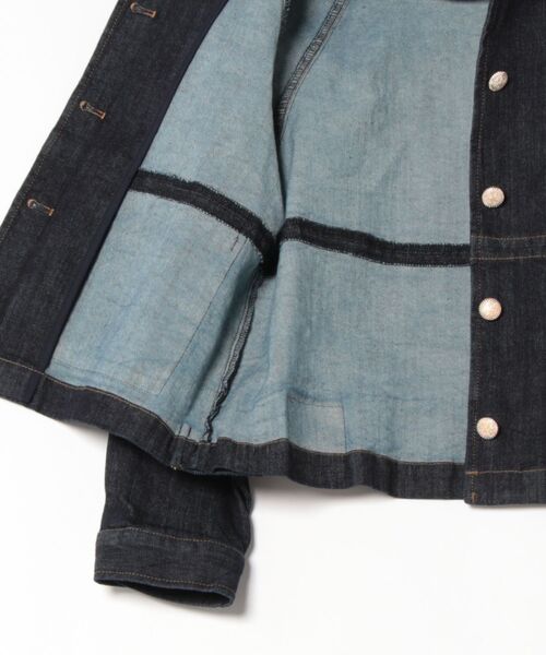 KATHARINE ROSS（キャサリンロス）の「【margaux/マルゴー】ゴールド釦デニムジャケット（デニムジャケット・レディース・ネイビー・MEDIUM）」の3枚目の写真