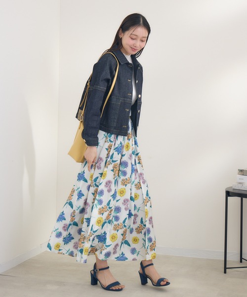 KATHARINE ROSS（キャサリンロス）の「【margaux/マルゴー】ゴールド釦デニムジャケット（デニムジャケット・レディース・ネイビー・MEDIUM）」の6枚目の写真