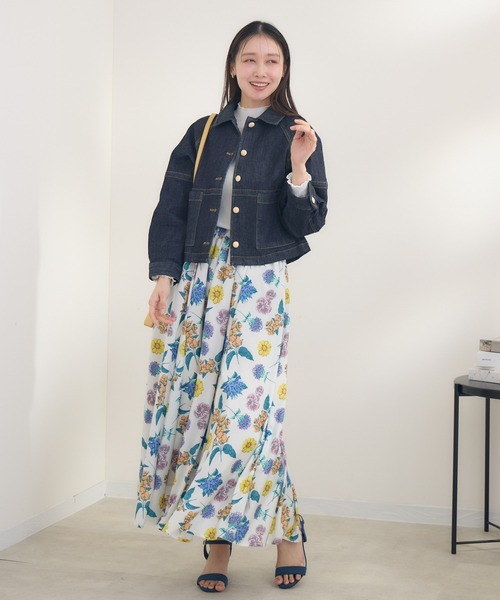 KATHARINE ROSS（キャサリンロス）の「【margaux/マルゴー】ゴールド釦デニムジャケット（デニムジャケット・レディース・ネイビー・MEDIUM）」の7枚目の写真