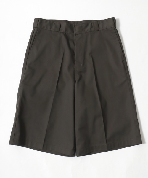 Dickies（ディッキーズ）の「Dickies（ディッキーズ）TCツイル・デニム　ワイドシルエットハーフパンツ レディース メンズ  ユニセックス（チノパンツ・レディース・インディゴブルー/ベージュ/カーキ/ブラック/ブラック系その他/チャコールグレー・S/L/M）」の19枚目の写真