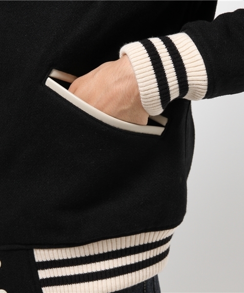 HYSTERIC GLAMOUR（ヒステリックグラマー）の「PANTHERSスタジャン（ブルゾン・メンズ・ピンク/ネイビー/ブラック・LARGE/MEDIUM/SMALL）」の11枚目の写真