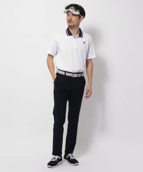 adabat（アダバット）の「【新レーベル ADABAT NAVY】UVカット/吸水速乾 クレリックドライポロシャツ（ポロシャツ・メンズ・ブラック/ネイビー/ホワイト・46/48/50/52）」の9枚目の写真