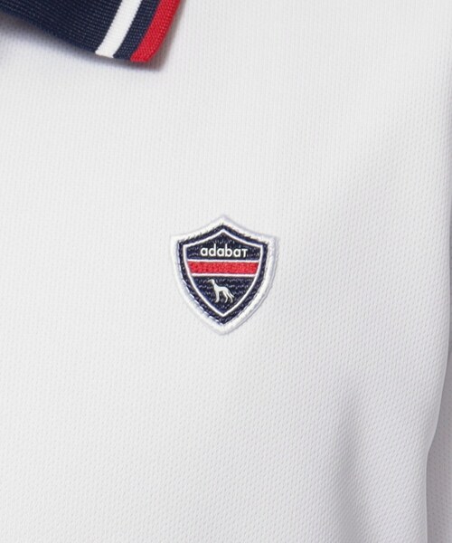 adabat（アダバット）の「【新レーベル ADABAT NAVY】UVカット/吸水速乾 クレリックドライポロシャツ（ポロシャツ・メンズ・ブラック/ネイビー/ホワイト・46/48/50/52）」の12枚目の写真